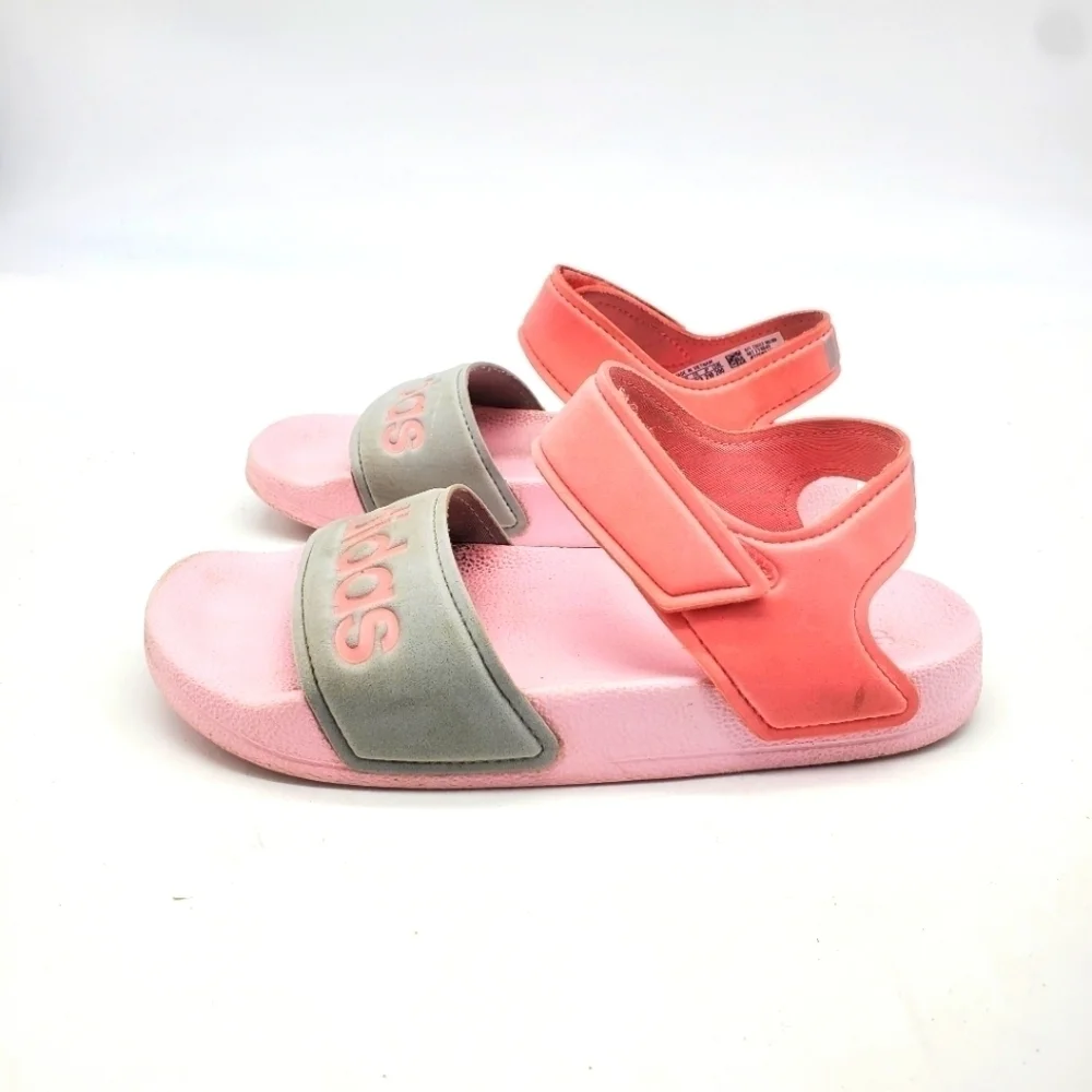 ADIDAS Shoes Youth 1 Kids Adilette Slides Sandals Girls Classic Beach Summer